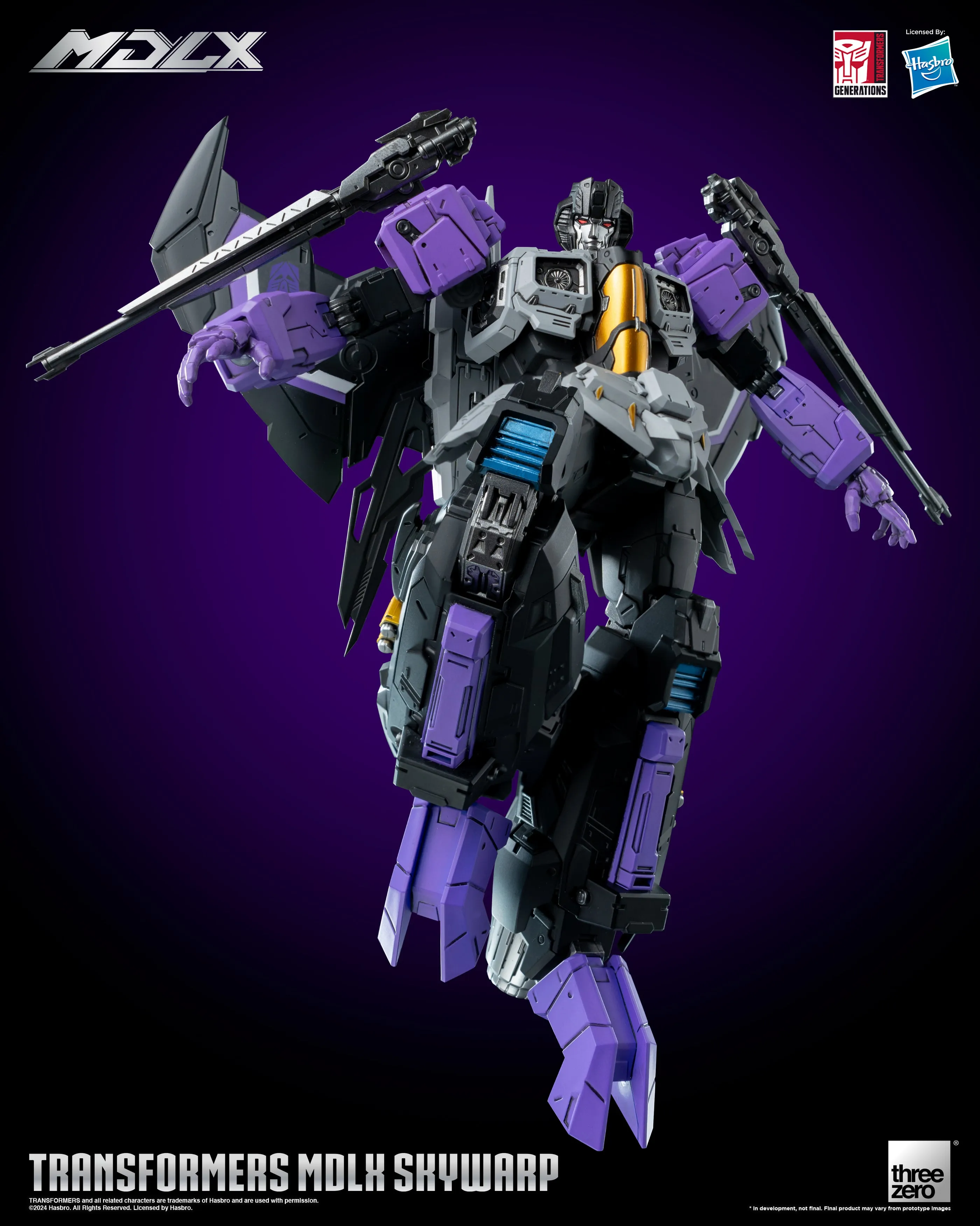 Skywarp Transformers MDLX Action Figure