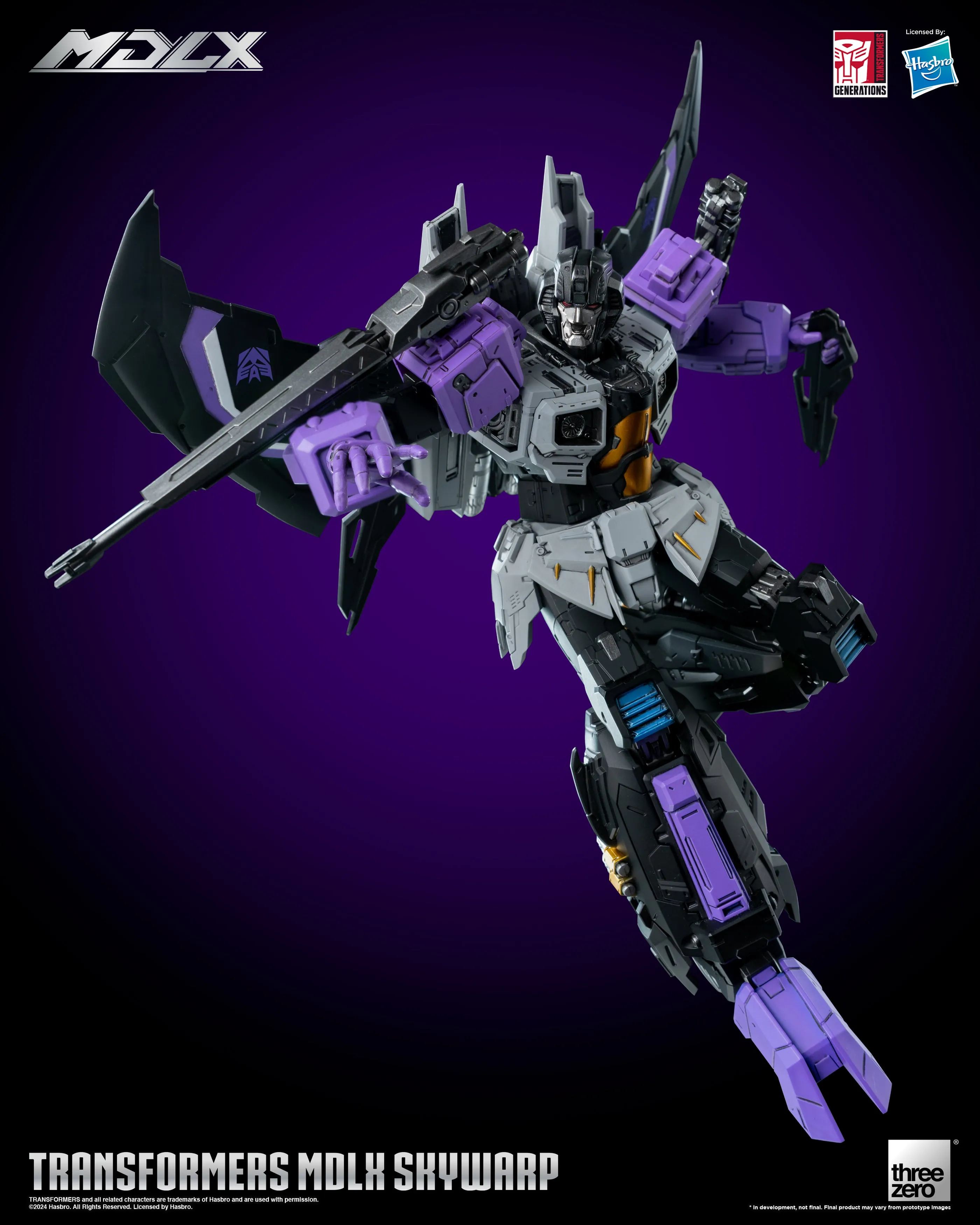 Skywarp Transformers MDLX Action Figure