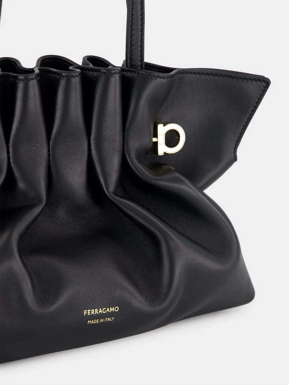 Small Black Soft Nappa Bag