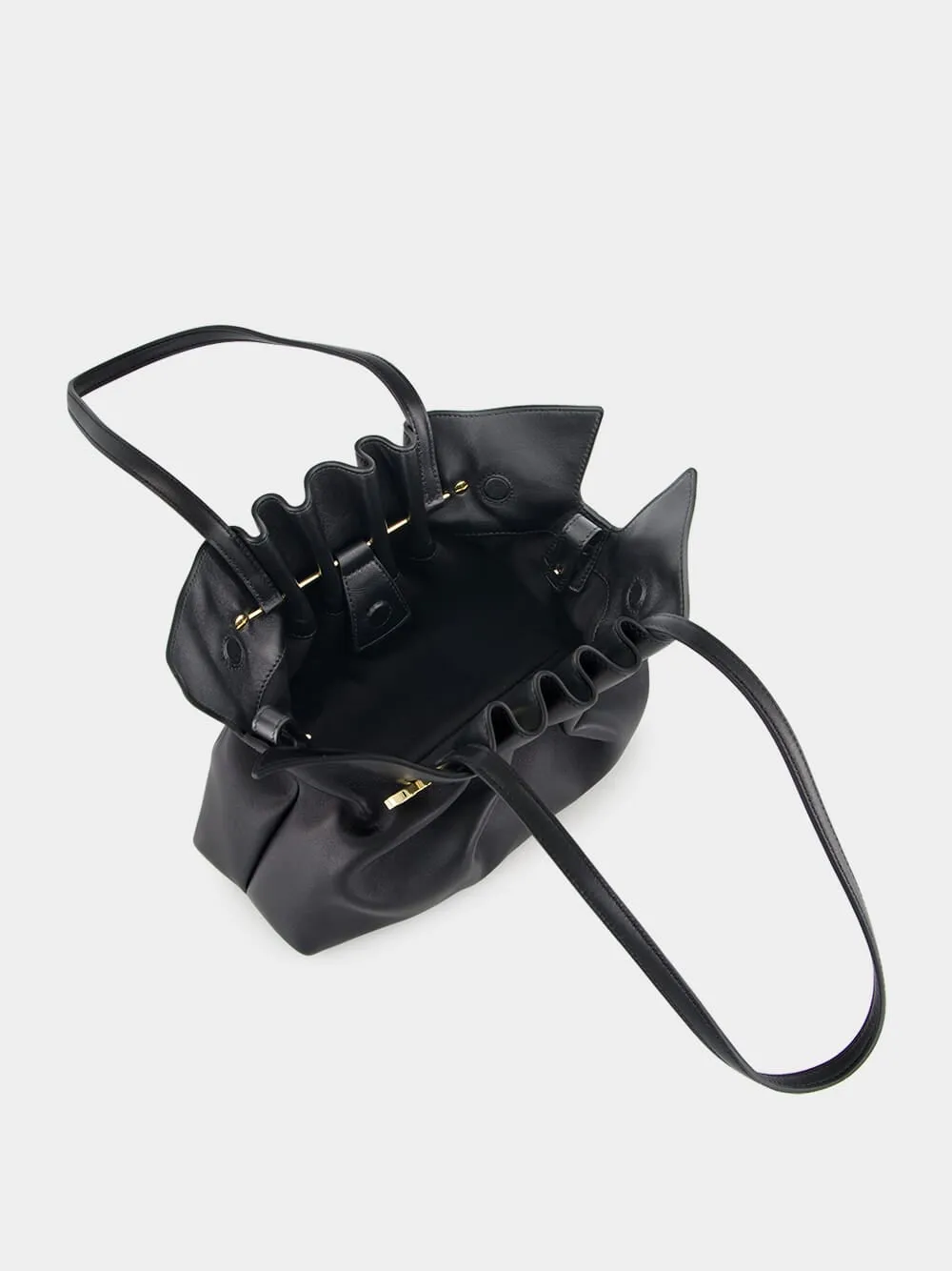 Small Black Soft Nappa Bag