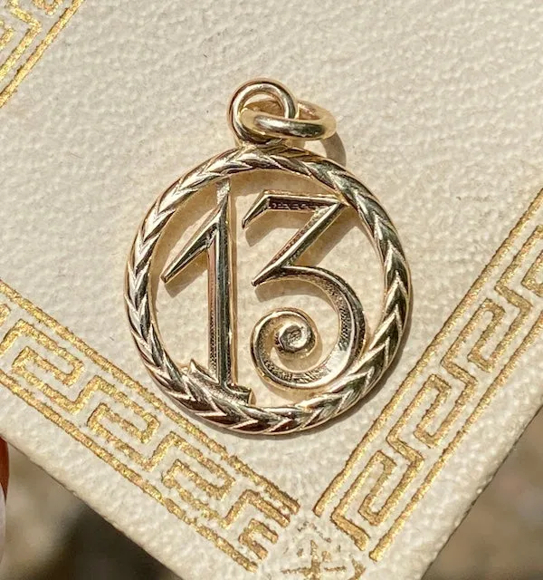 Small Lucky 13 Charm by A/O