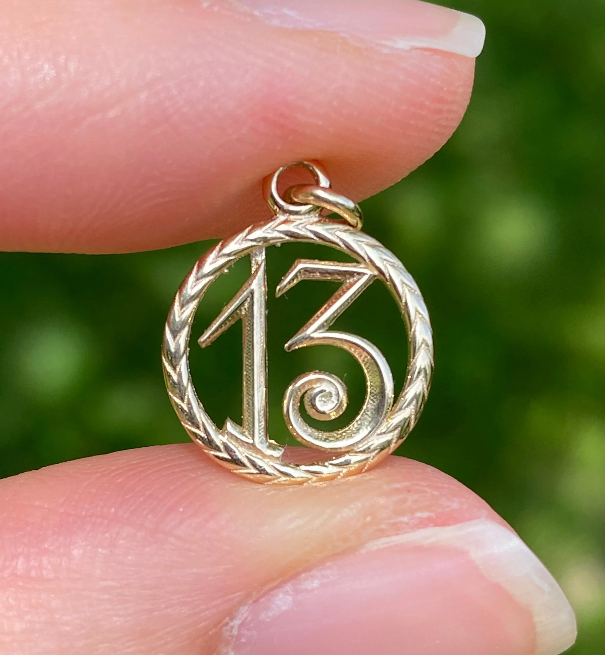 Small Lucky 13 Charm by A/O