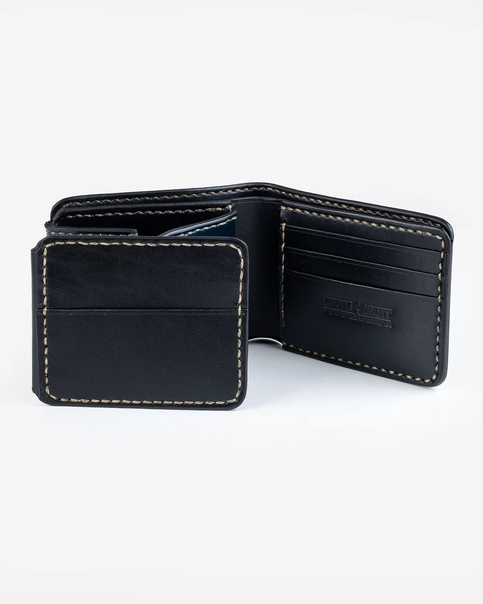 Small Shell Cordovan Wallet - Navy