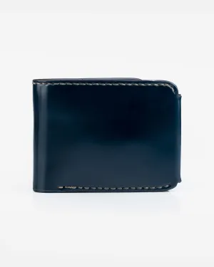 Small Shell Cordovan Wallet - Navy