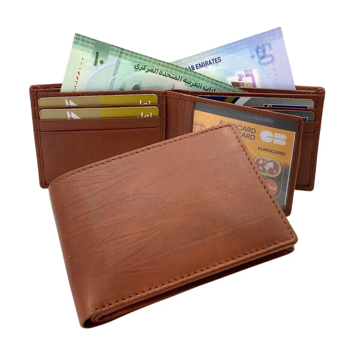 Smooth Top Grain Billfold Wallet # 1074 CC