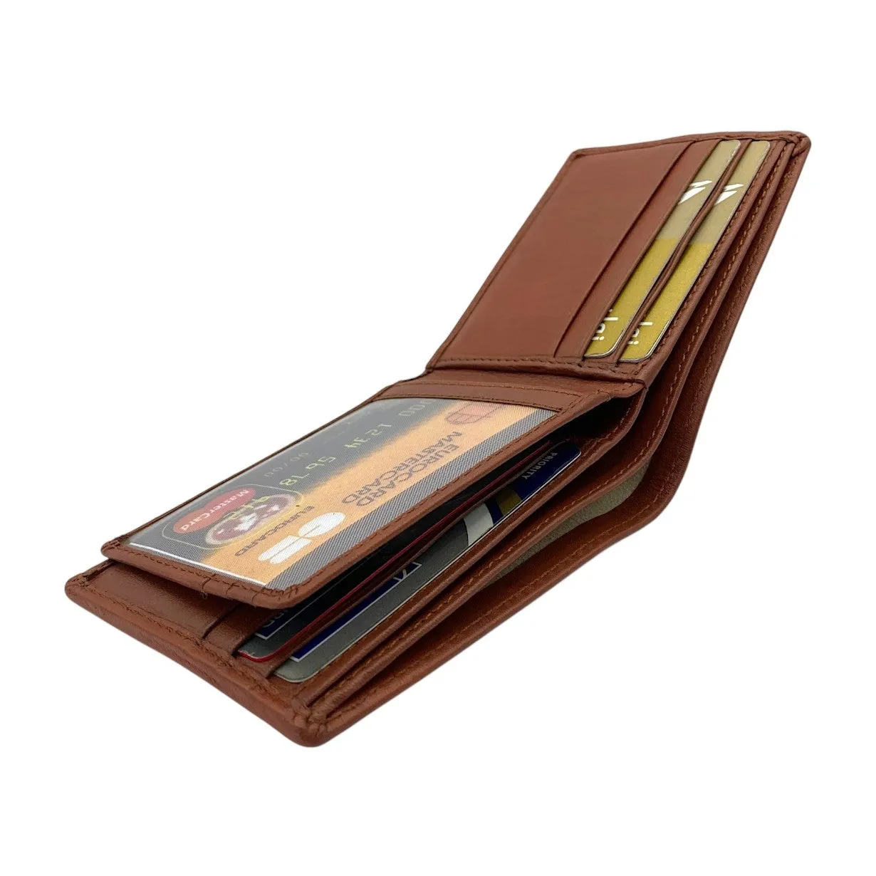 Smooth Top Grain Billfold Wallet # 1074 CC