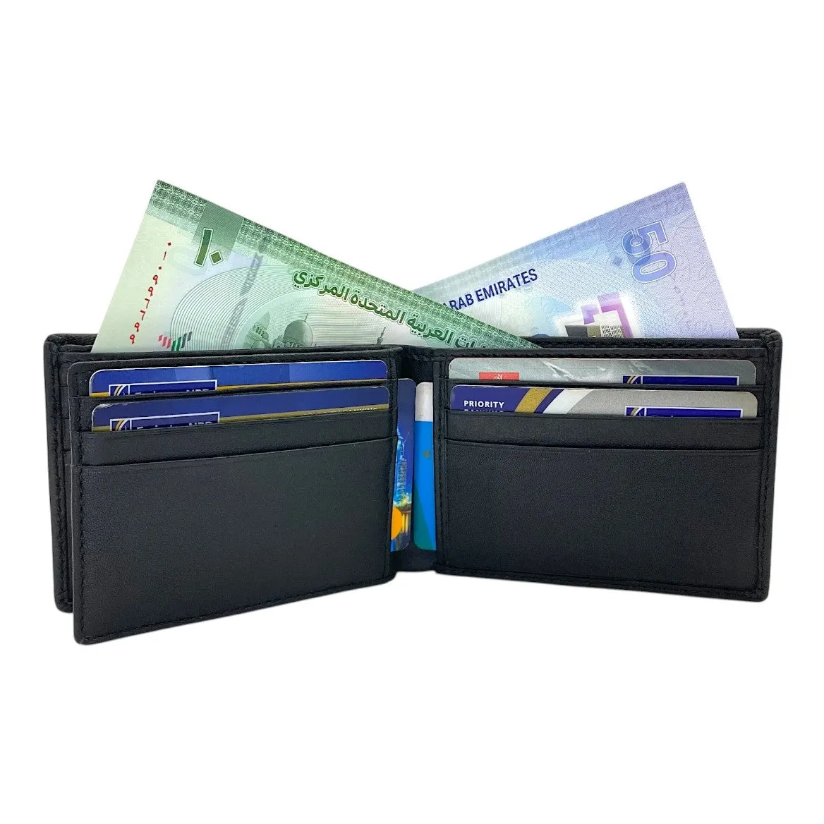 Smooth Top Grain Billfold Wallet # 1074 CC