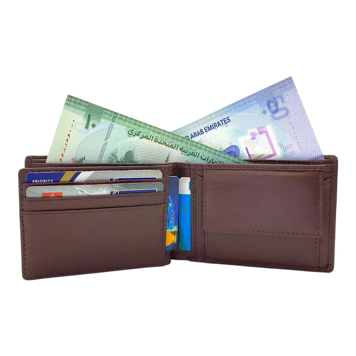 Smooth Top Grain Billfold Wallet # 1074 CP