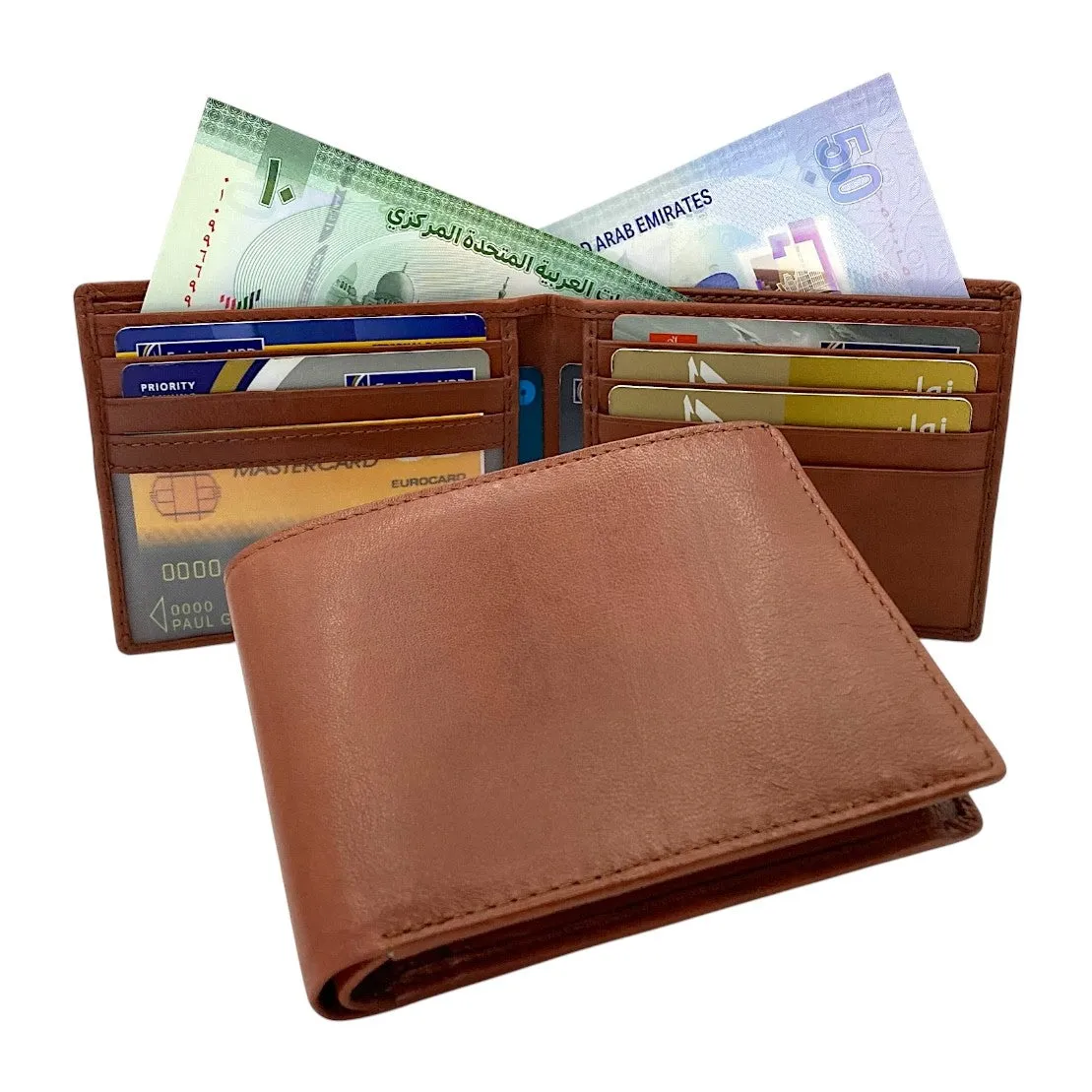 Smooth Top Grain Billfold Wallet # 1138 CC