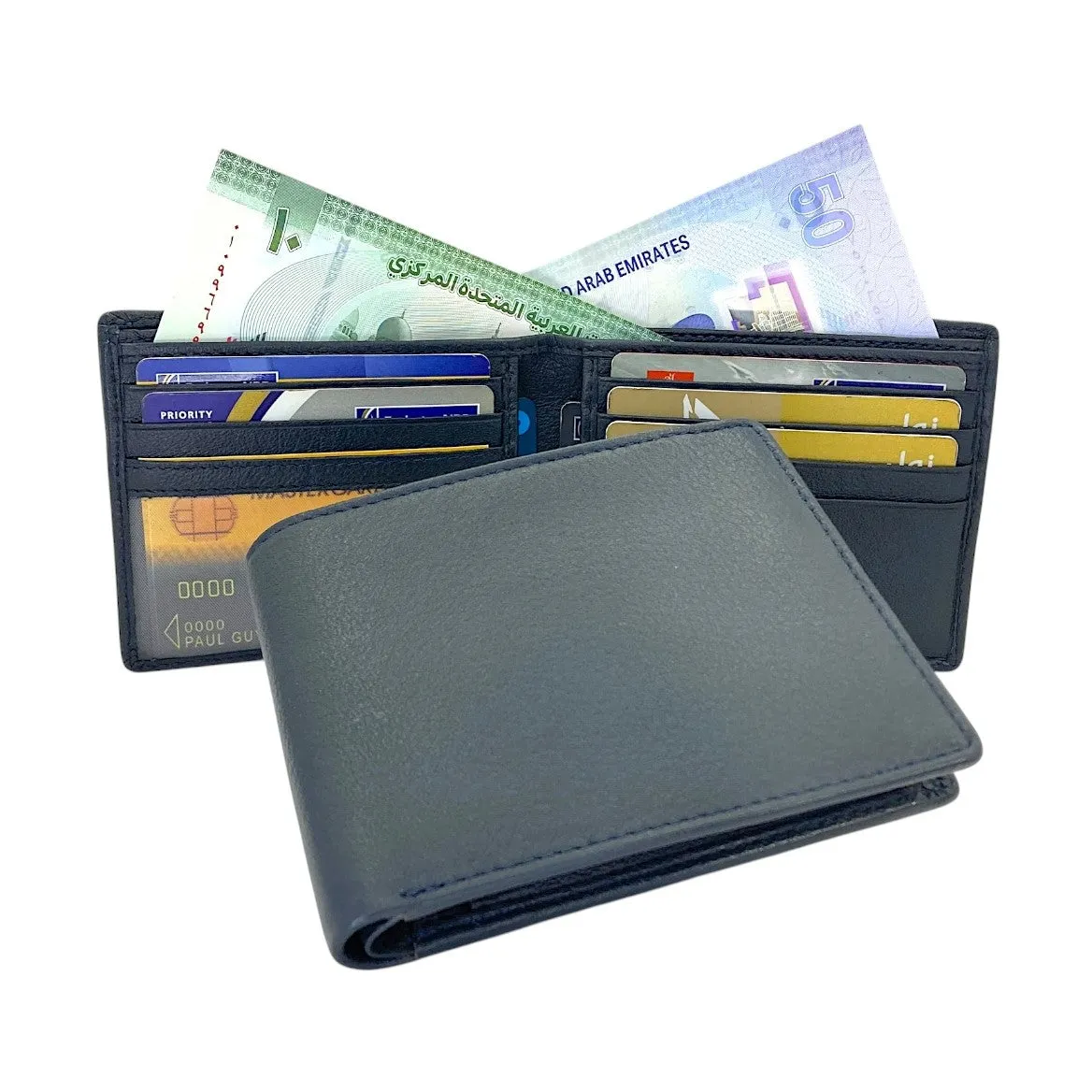 Smooth Top Grain Billfold Wallet # 1138 CC