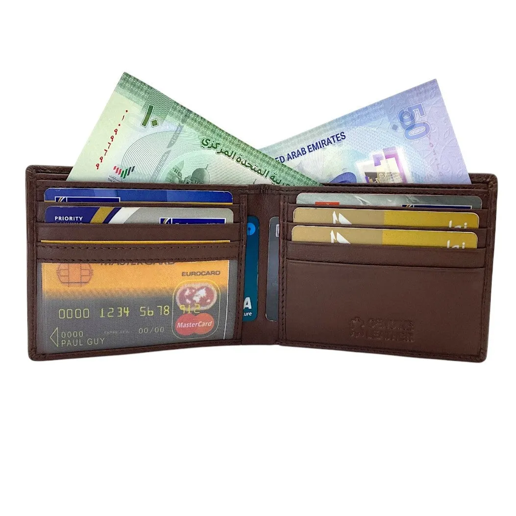 Smooth Top Grain Billfold Wallet # 1138 CC