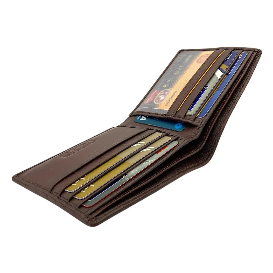 Smooth Top Grain Billfold Wallet # 1138 CC