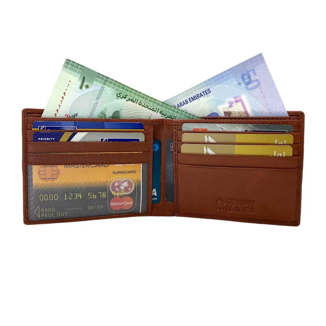 Smooth Top Grain Billfold Wallet # 1138 CC