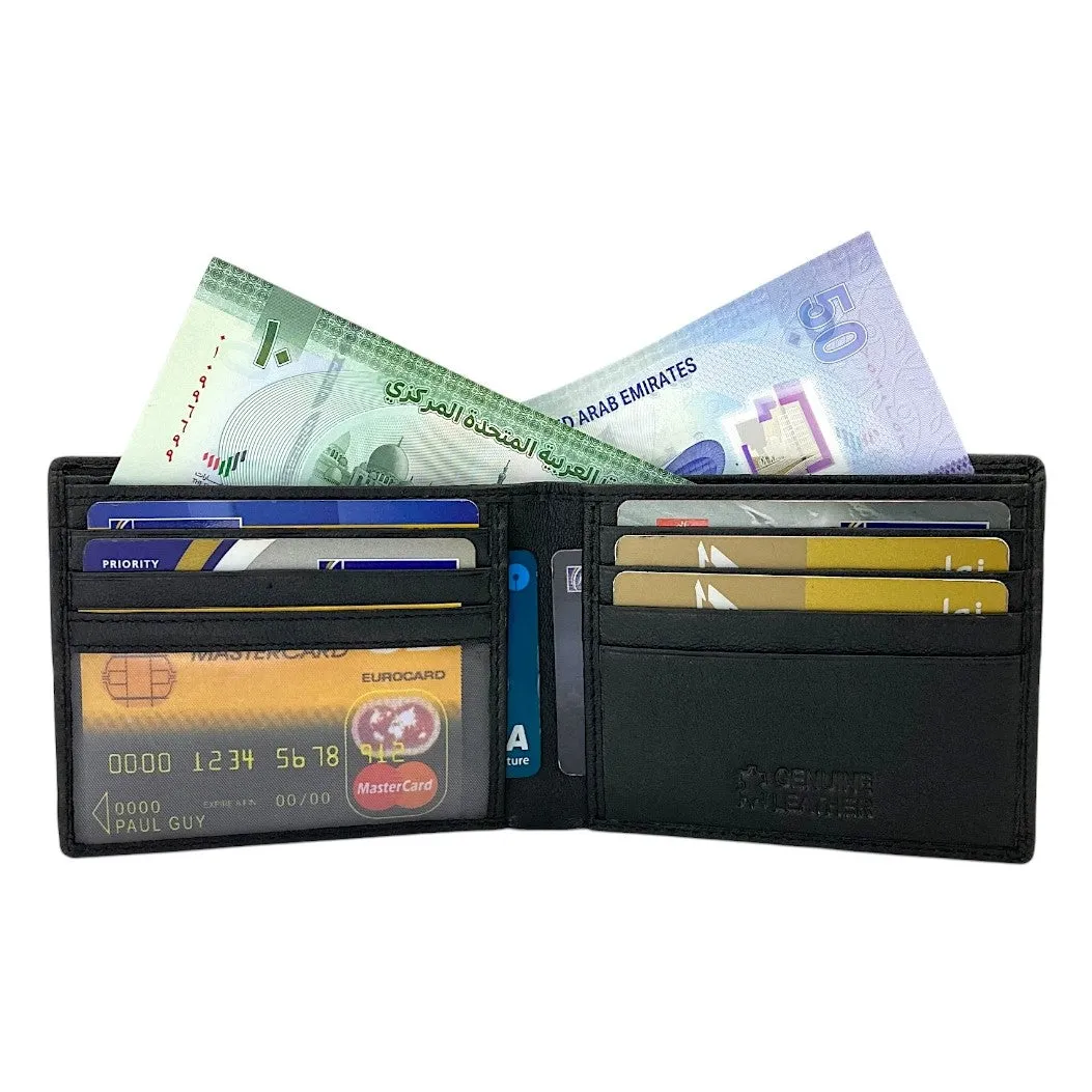 Smooth Top Grain Billfold Wallet # 1138 CC