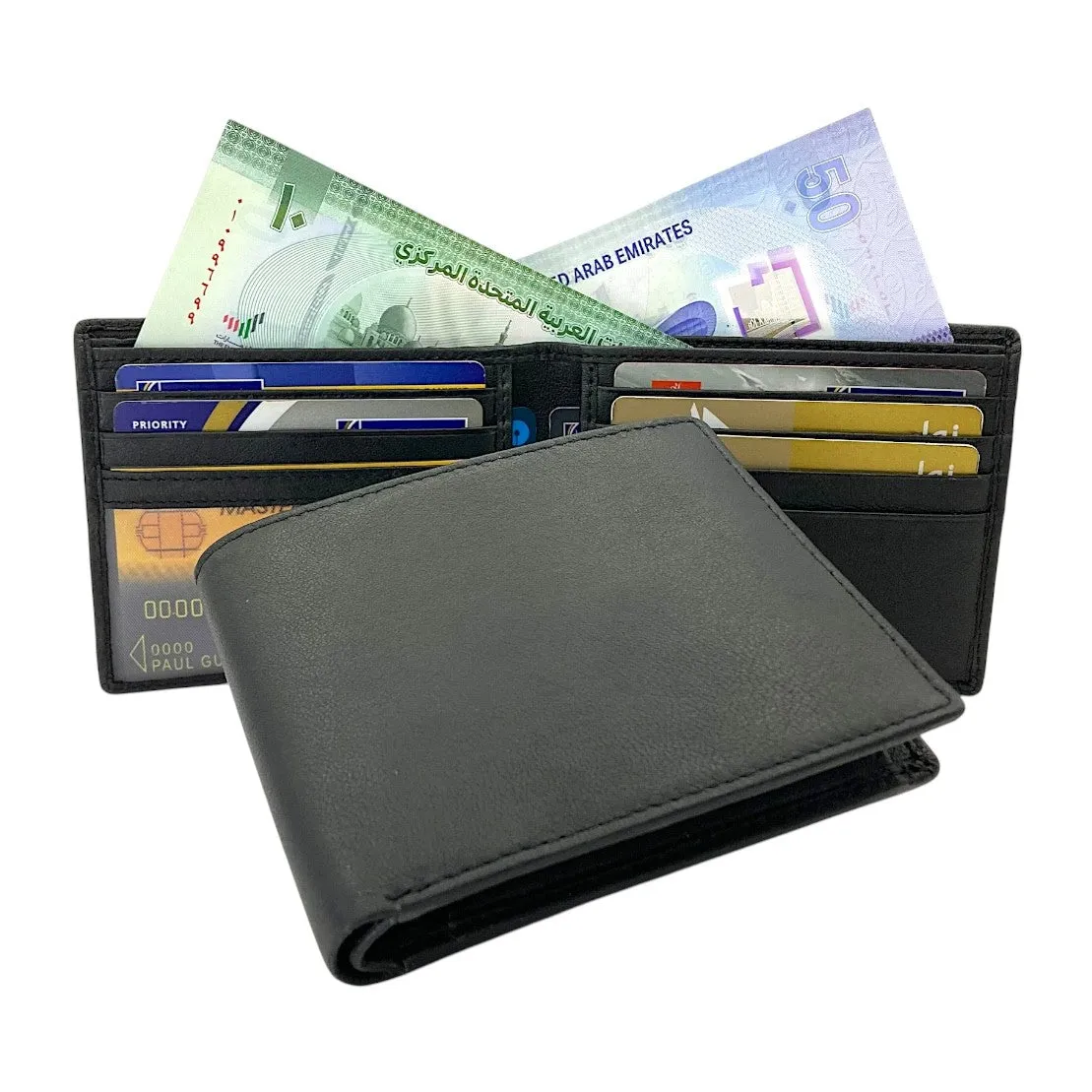 Smooth Top Grain Billfold Wallet # 1138 CC