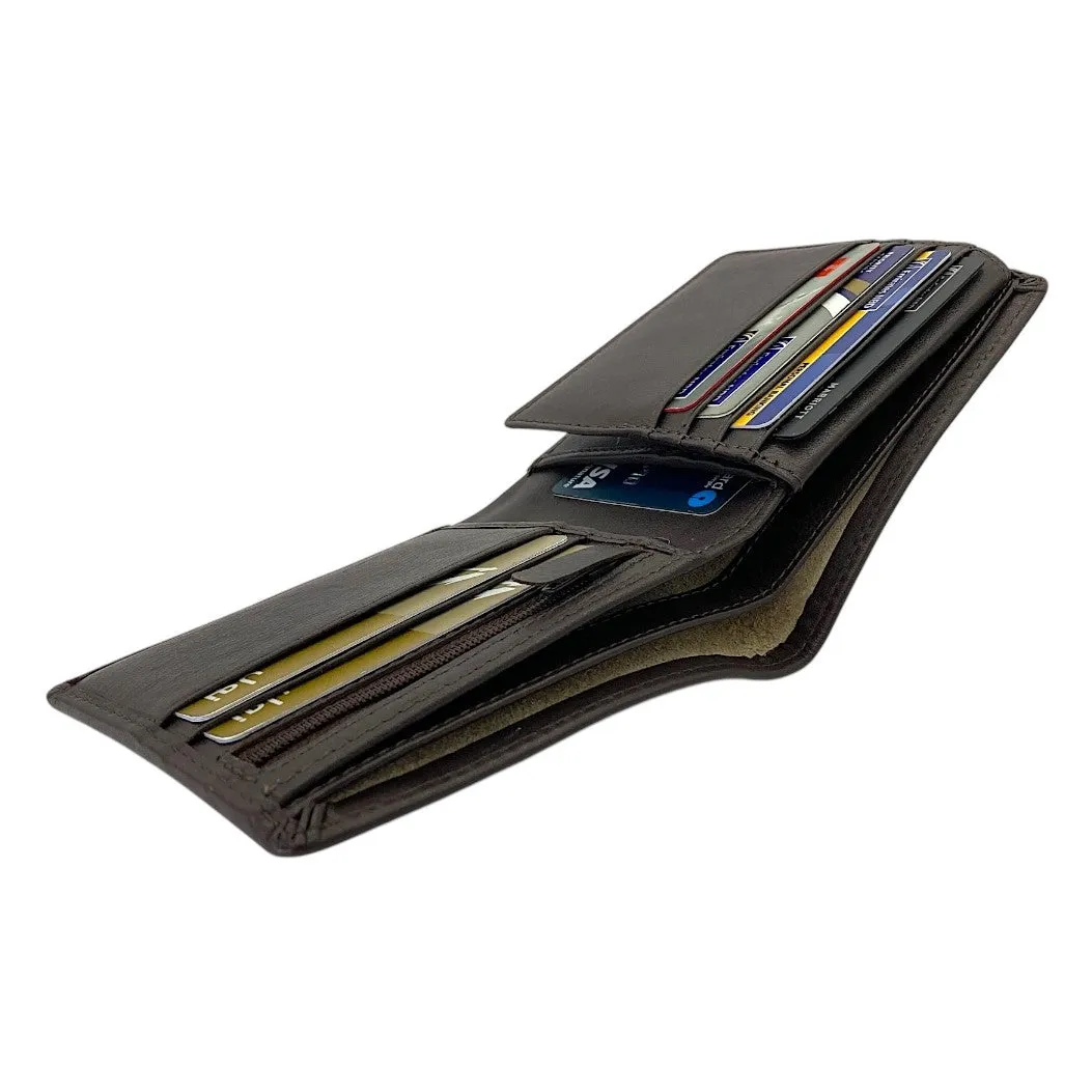 Smooth Top Grain Billfold Wallet # 1244S-ZIP
