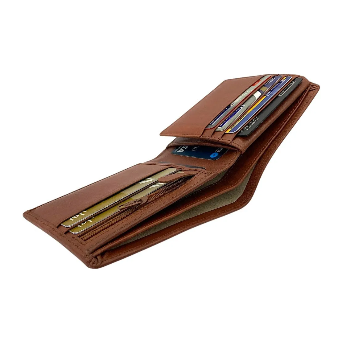 Smooth Top Grain Billfold Wallet # 1244S-ZIP
