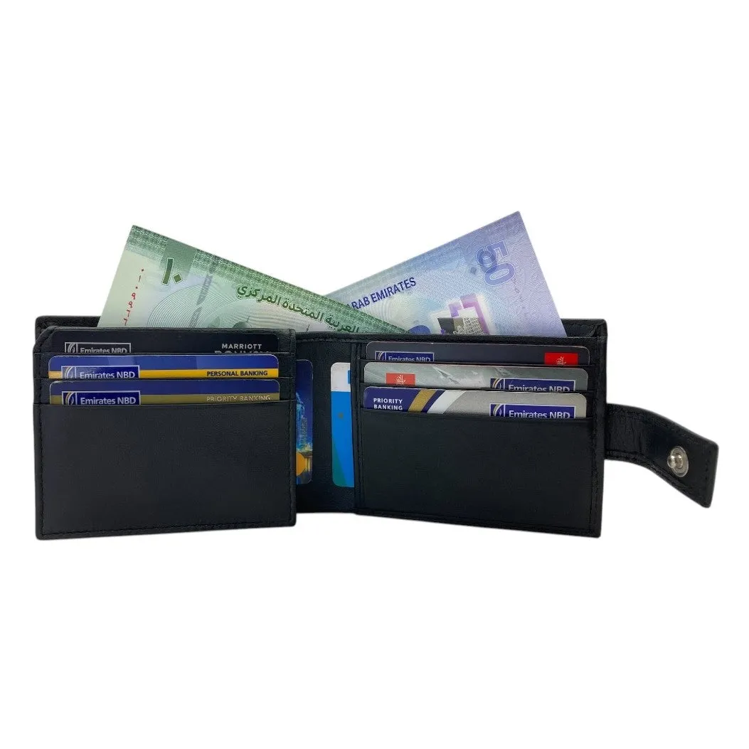 Smooth Top Grain Billfold Wallet # 1347 CC LOOP