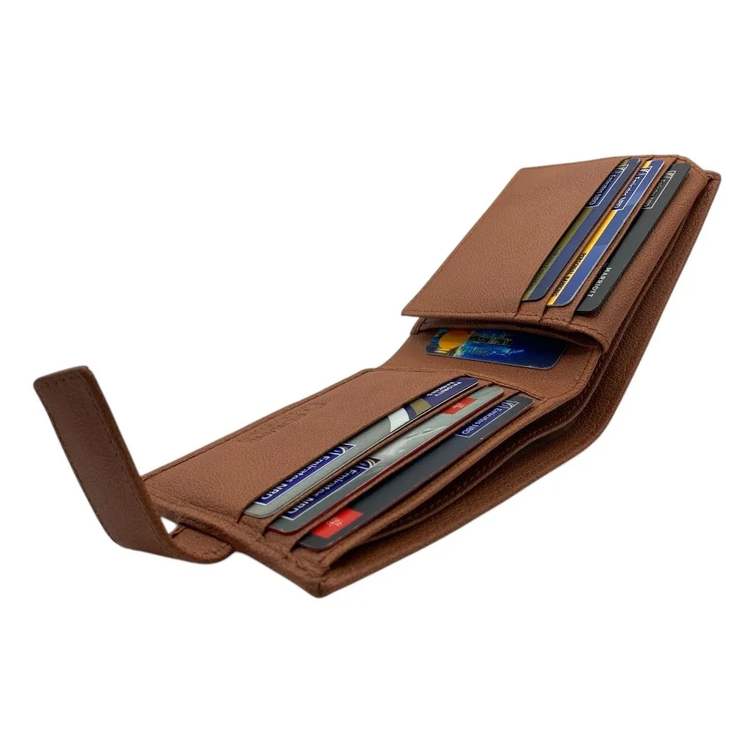 Smooth Top Grain Billfold Wallet # 1347 CC LOOP