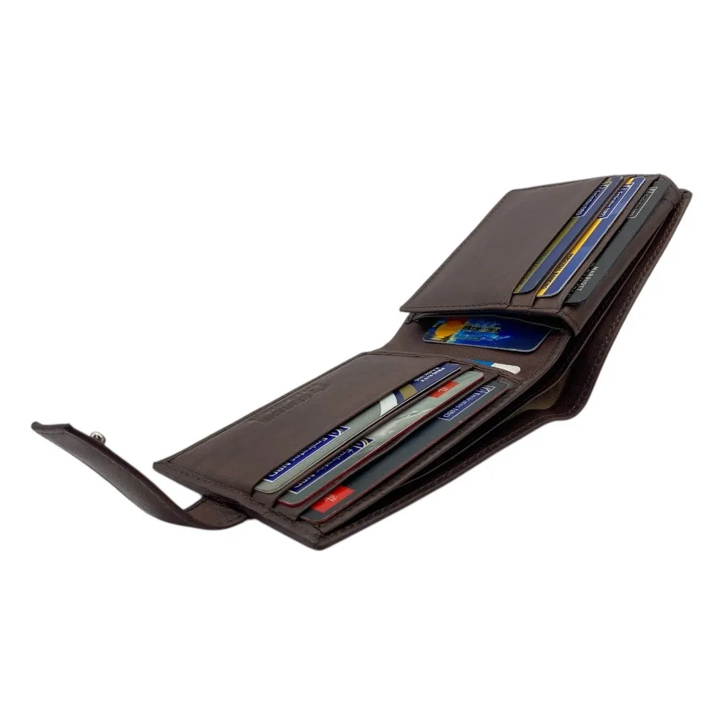 Smooth Top Grain Billfold Wallet # 1347 CC LOOP