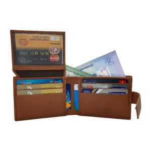 Smooth Top Grain Billfold Wallet # 1347 CC LOOP
