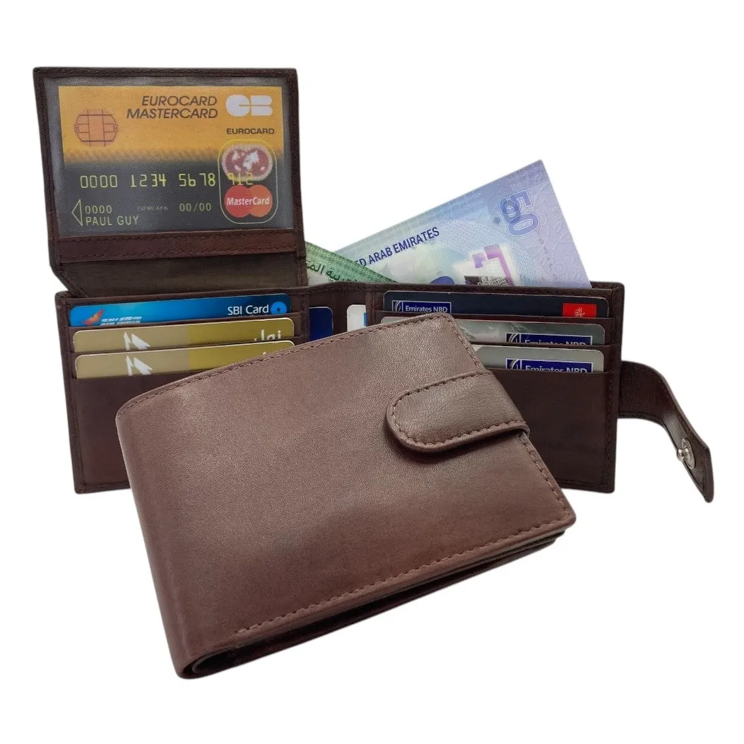 Smooth Top Grain Billfold Wallet # 1347 CC LOOP