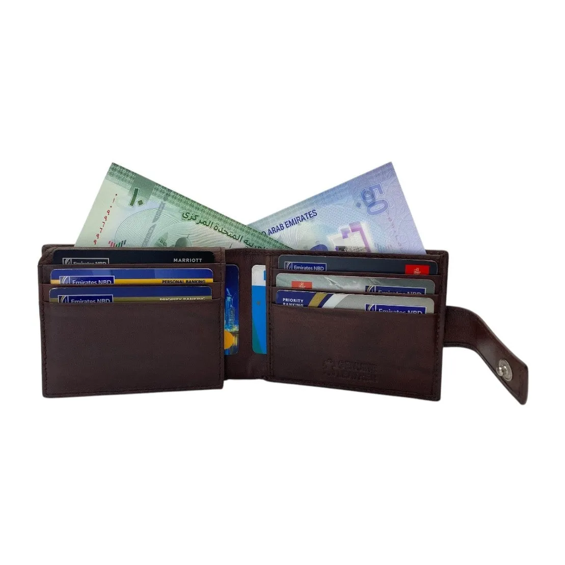 Smooth Top Grain Billfold Wallet # 1347 CC LOOP