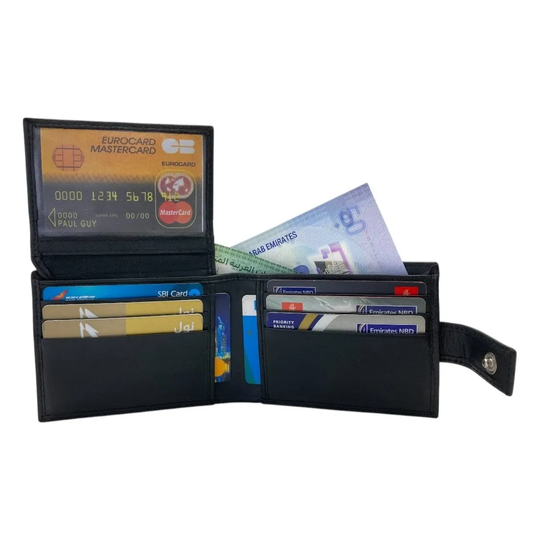Smooth Top Grain Billfold Wallet # 1347 CC LOOP