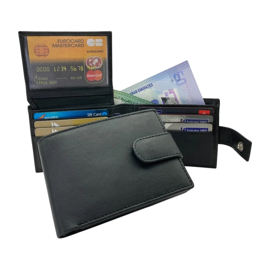 Smooth Top Grain Billfold Wallet # 1347 CC LOOP