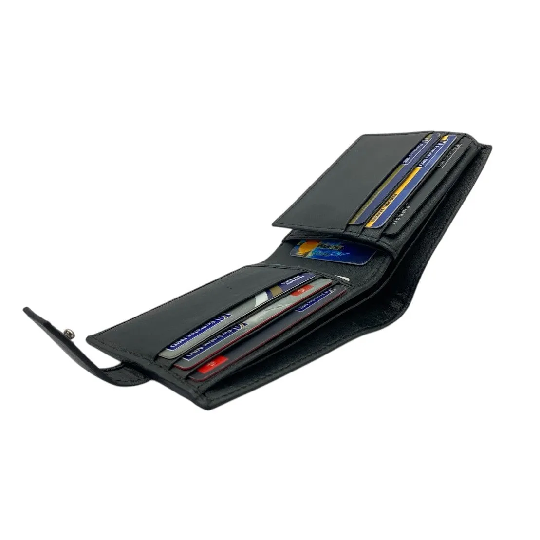 Smooth Top Grain Billfold Wallet # 1347 CC LOOP