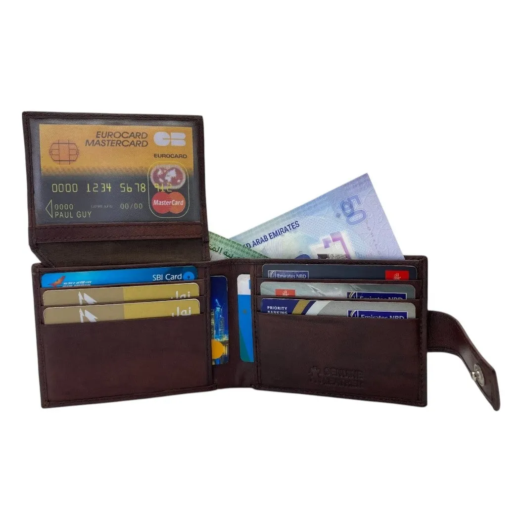 Smooth Top Grain Billfold Wallet # 1347 CC LOOP