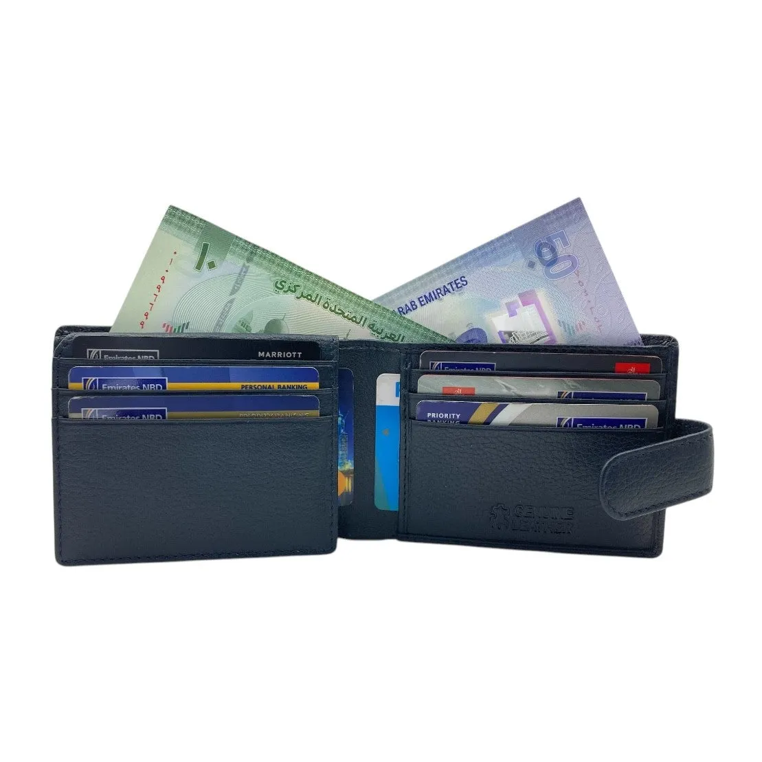 Smooth Top Grain Billfold Wallet # 1347 CC LOOP