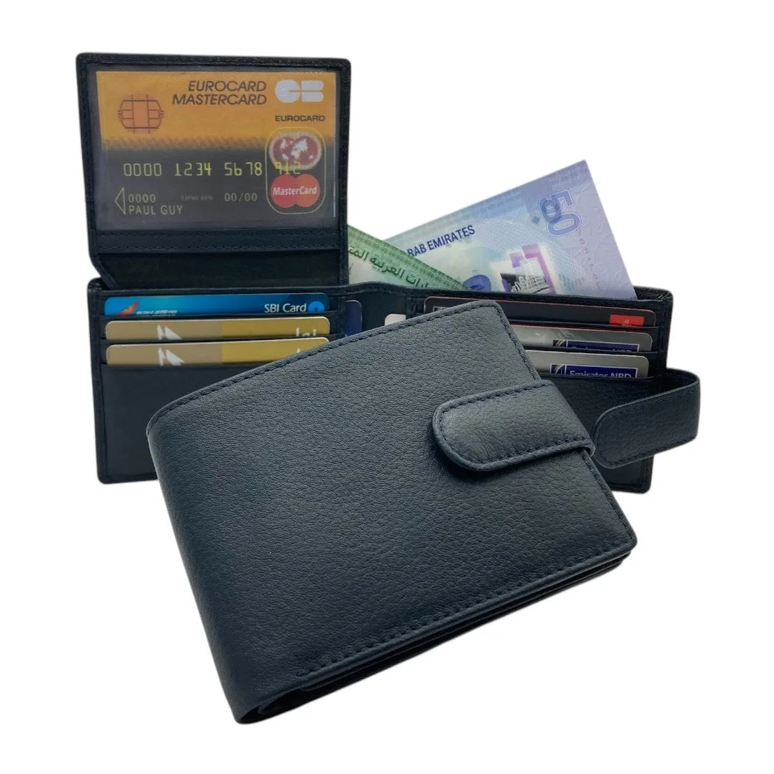 Smooth Top Grain Billfold Wallet # 1347 CC LOOP