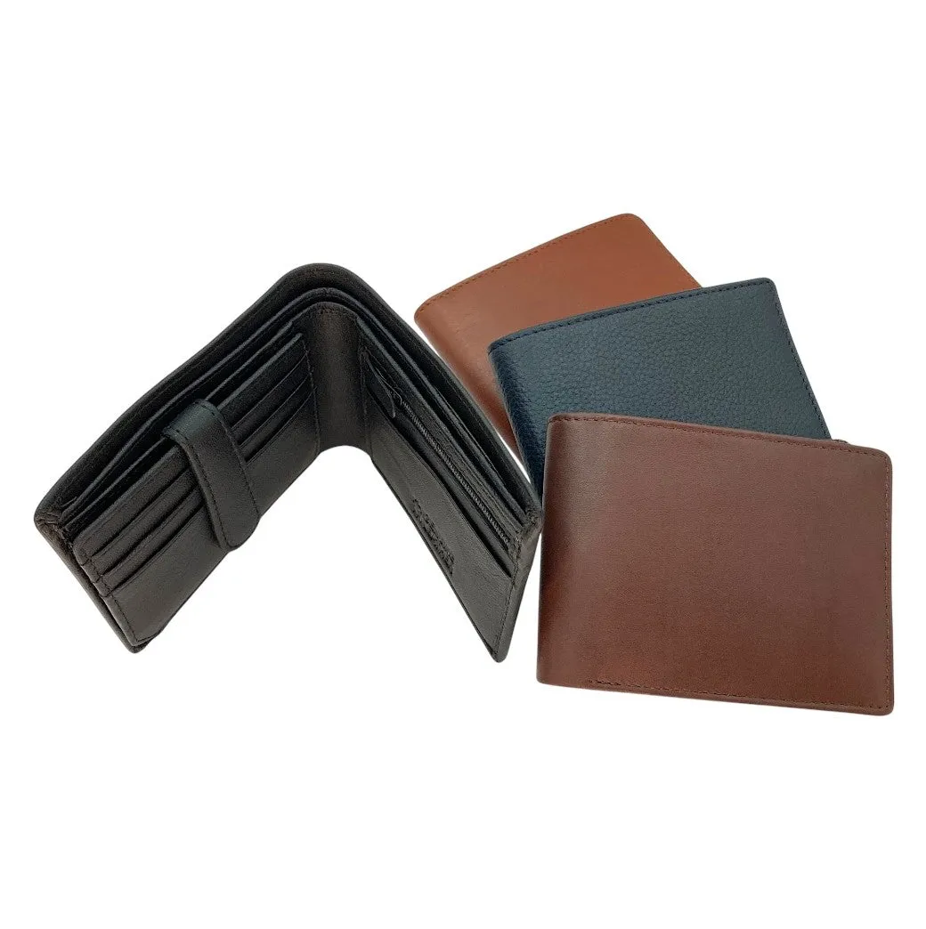 Smooth Top Grain Billfold Wallet # 4696 CP ZIP