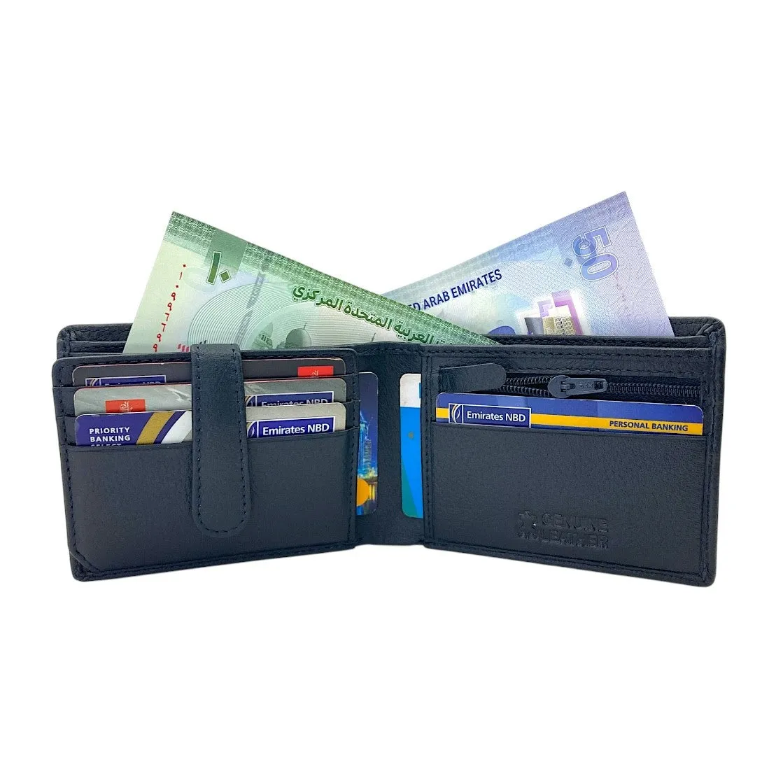 Smooth Top Grain Billfold Wallet # 4696 CP ZIP