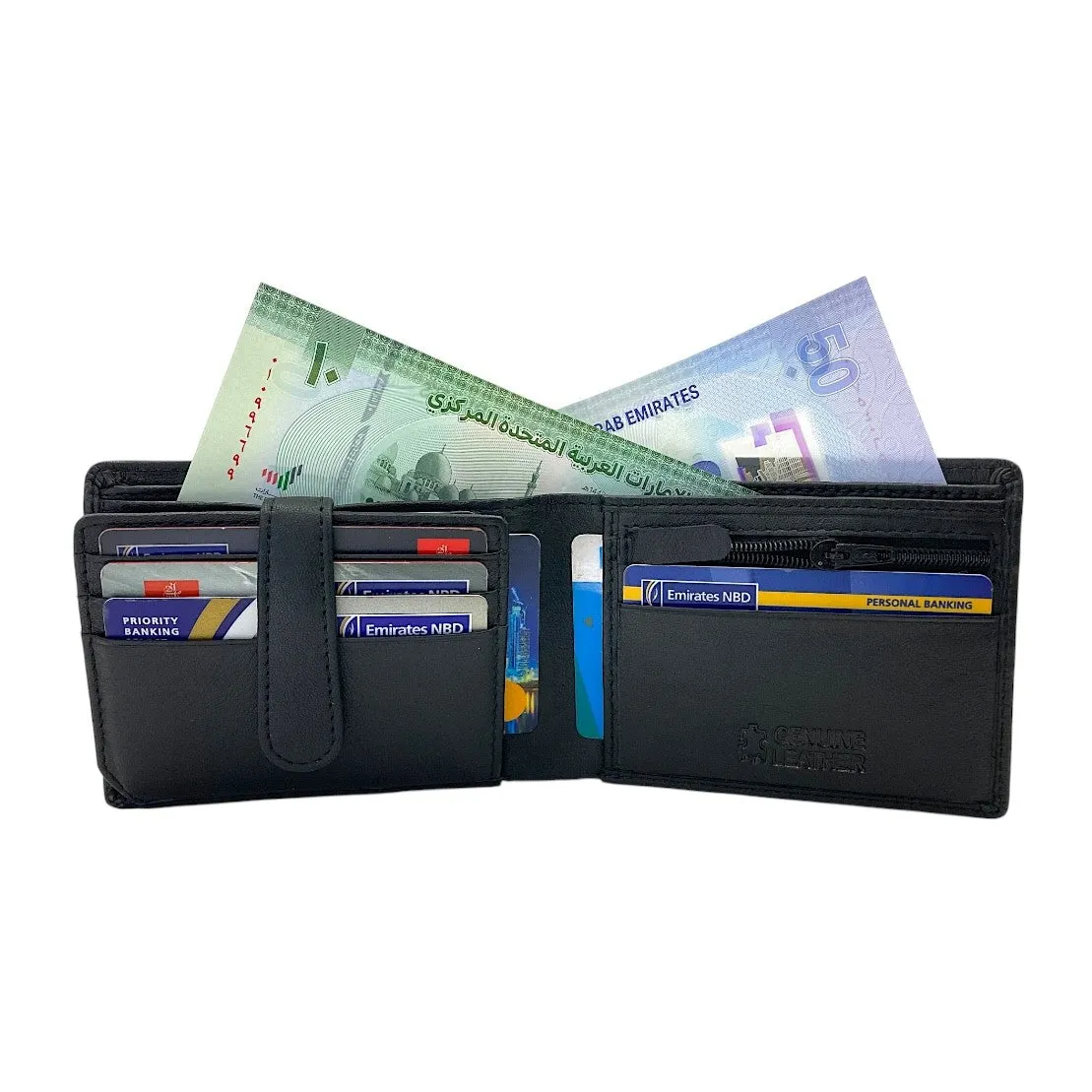 Smooth Top Grain Billfold Wallet # 4696 CP ZIP