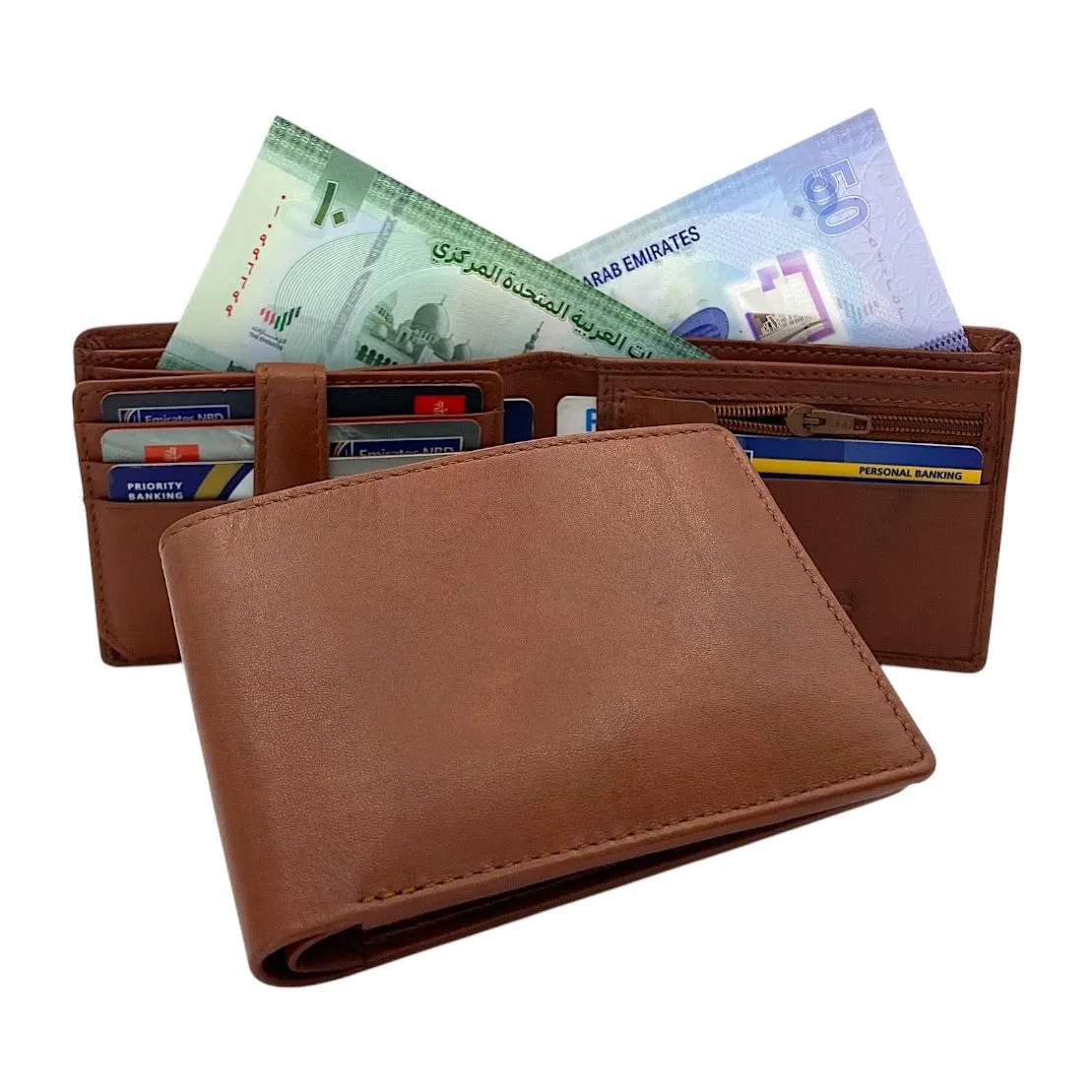 Smooth Top Grain Billfold Wallet # 4696 CP ZIP