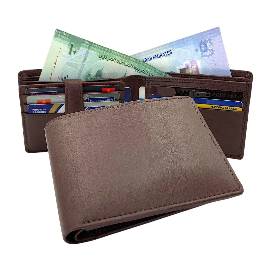 Smooth Top Grain Billfold Wallet # 4696 CP ZIP
