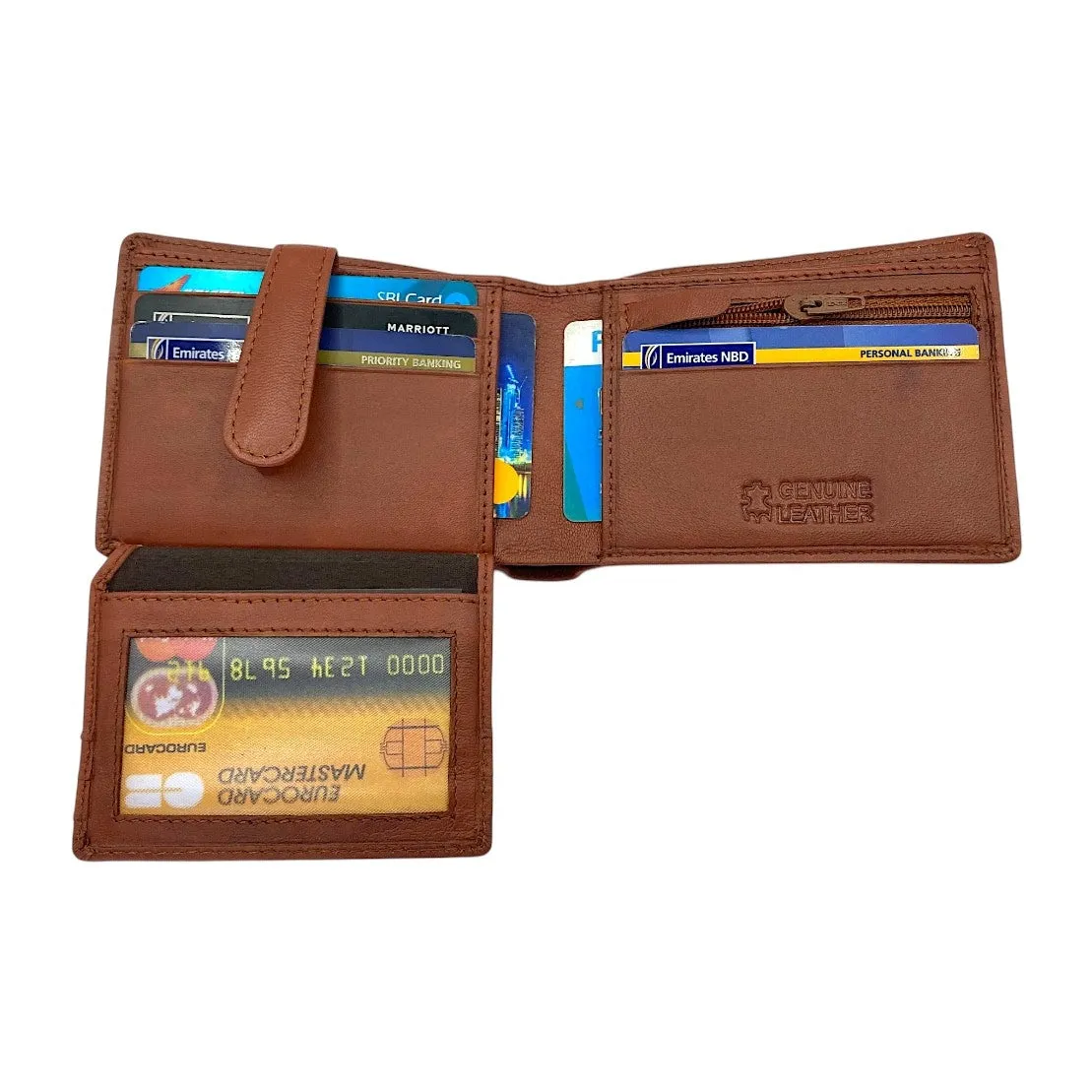 Smooth Top Grain Billfold Wallet # 4696 CP ZIP
