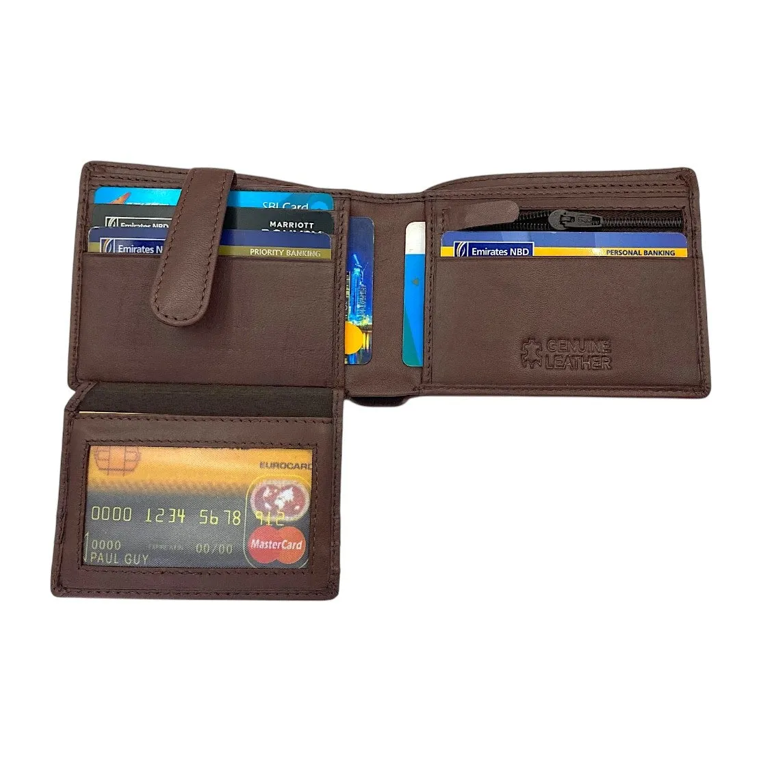 Smooth Top Grain Billfold Wallet # 4696 CP ZIP