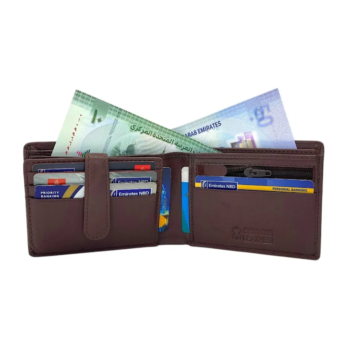 Smooth Top Grain Billfold Wallet # 4696 CP ZIP