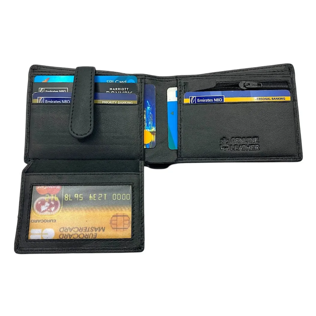 Smooth Top Grain Billfold Wallet # 4696 CP ZIP