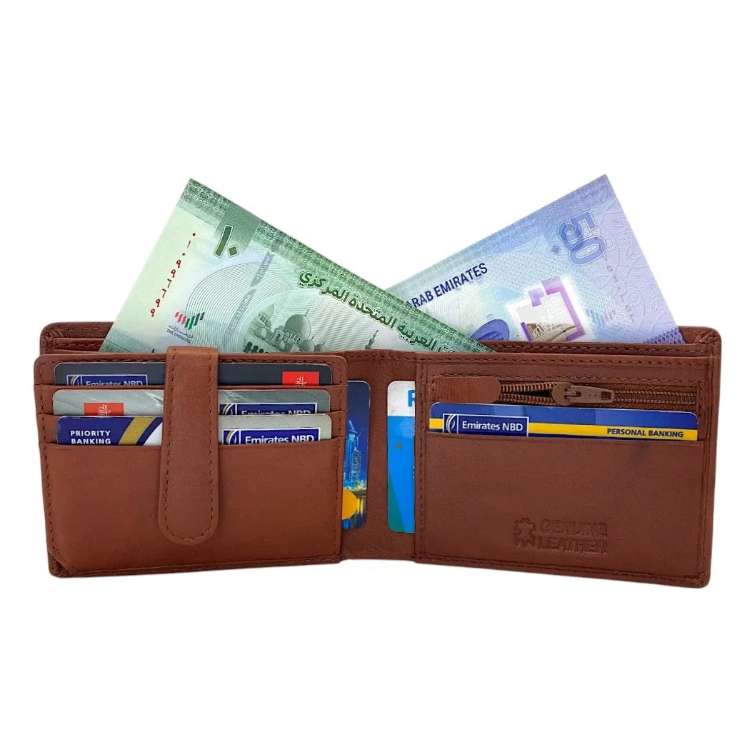Smooth Top Grain Billfold Wallet # 4696 CP ZIP
