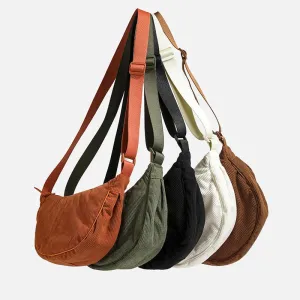 ✨Soft & Stylish Corduroy Shoulder Bag 🌈 - Fun Retro Tote for Trendy Adventures! 🎒💕