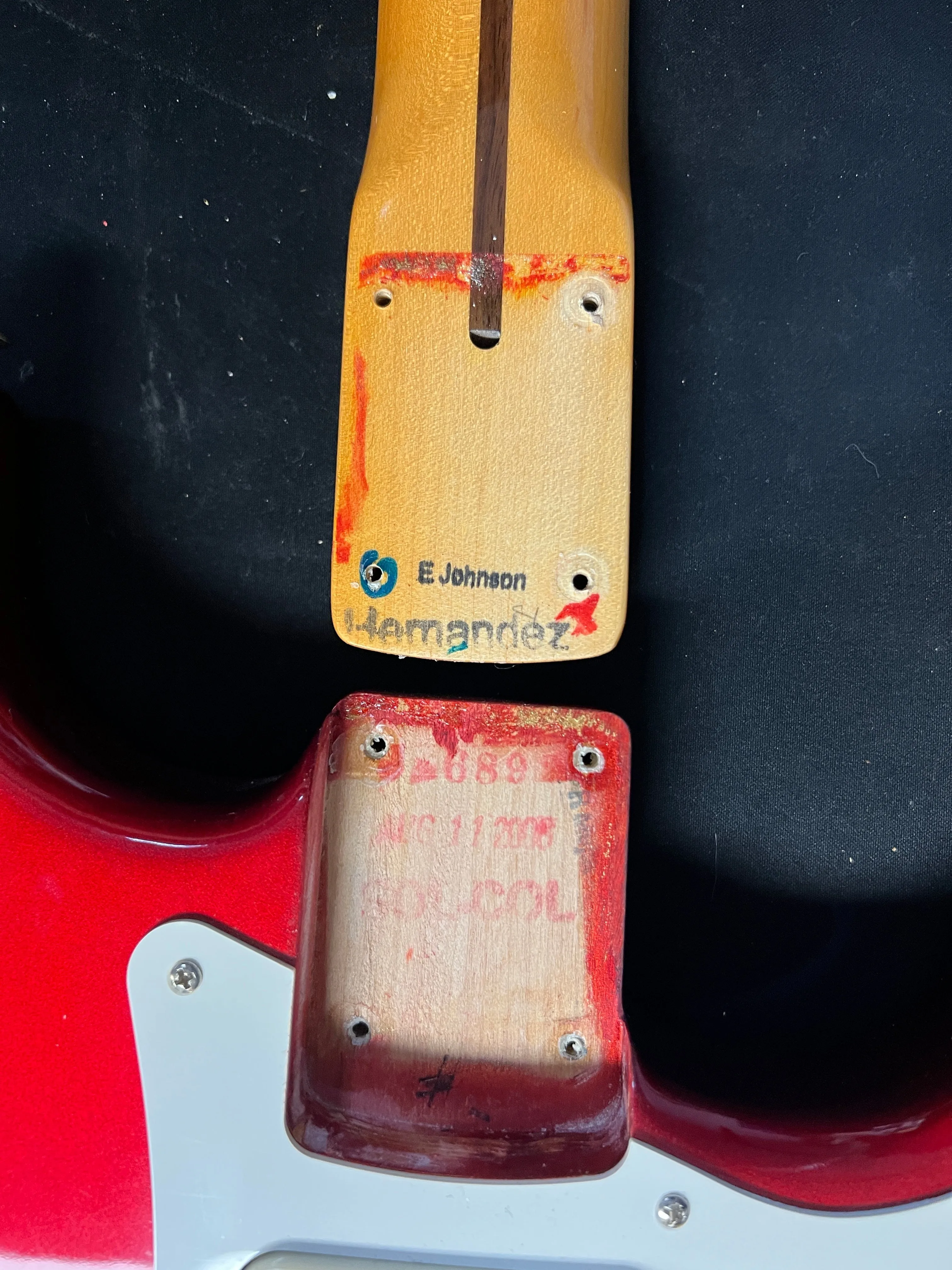 SOLD - Fender Stratocaster Eric Johnson 2006 Candy Apple Red