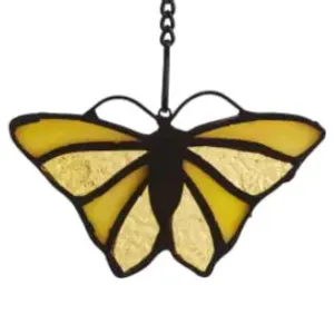 Stained Glass Butterfly - Yellow
