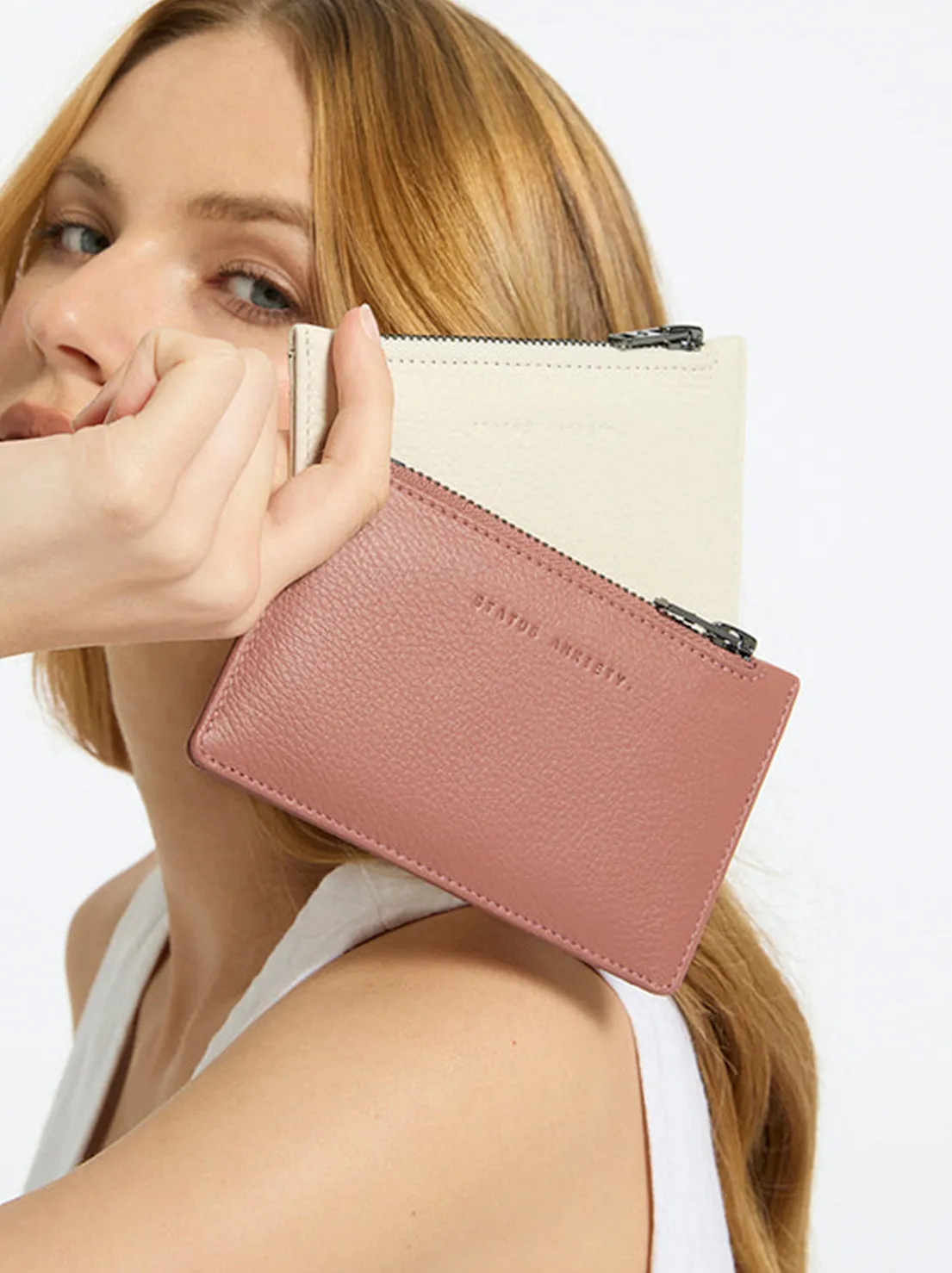 Status Anxiety - Avoiding Things Wallet - Dusty Rose
