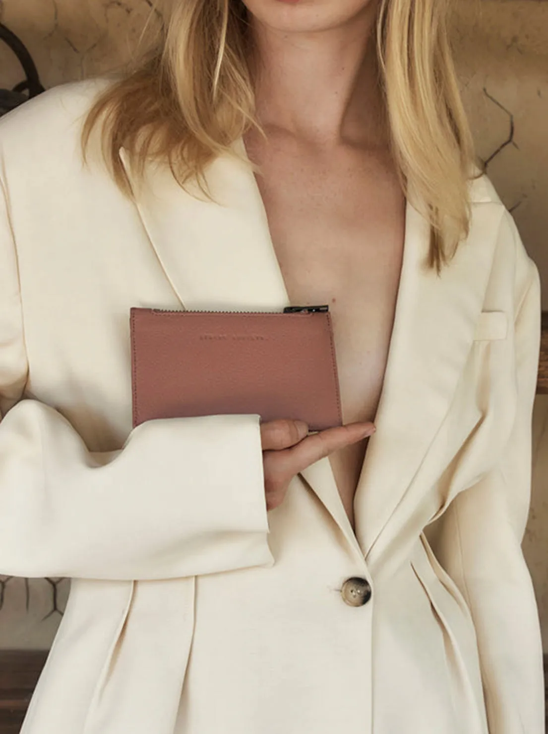 Status Anxiety - Avoiding Things Wallet - Dusty Rose