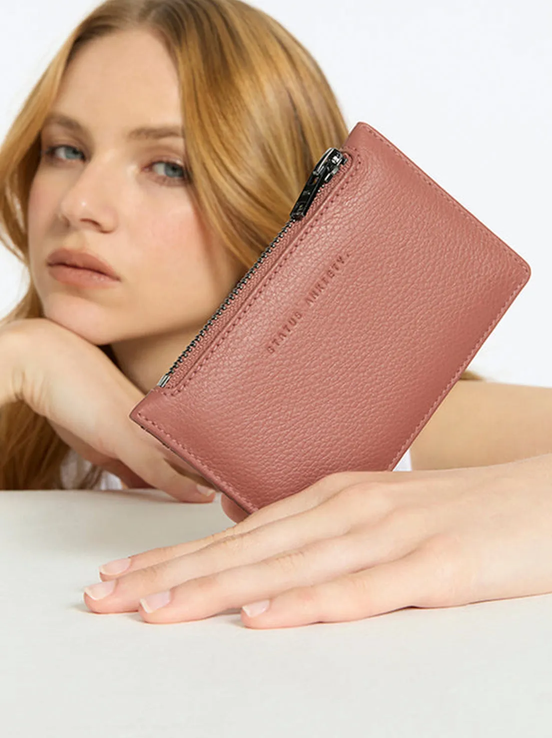 Status Anxiety - Avoiding Things Wallet - Dusty Rose