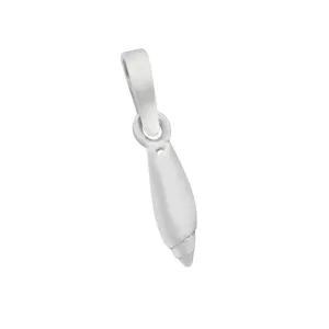 Sterling Silver Tiny Olive Shell Pendant